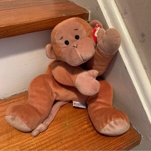 Ty “Swinger” Monkey Beanie Baby from The Pillow Pals Collection 1997